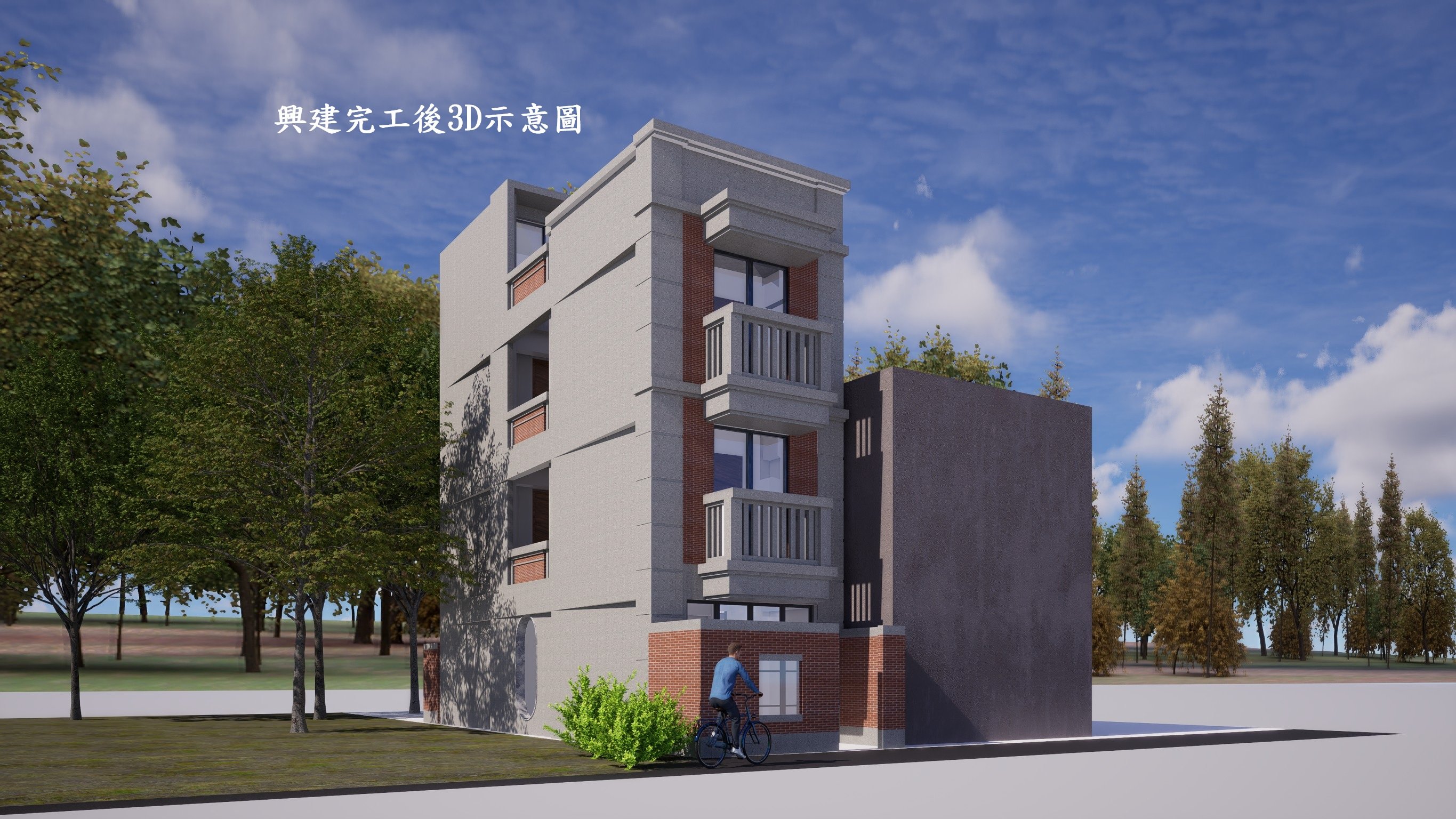 展示位於鹿港鎮九曲巷的一塊稀有商業建地，強調已取得建照的開發潛力。
